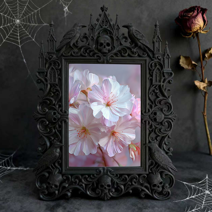 Gothic Dark Frame | Artist Studio Wall Decor, Photo Ornament, Waterproof Plastic