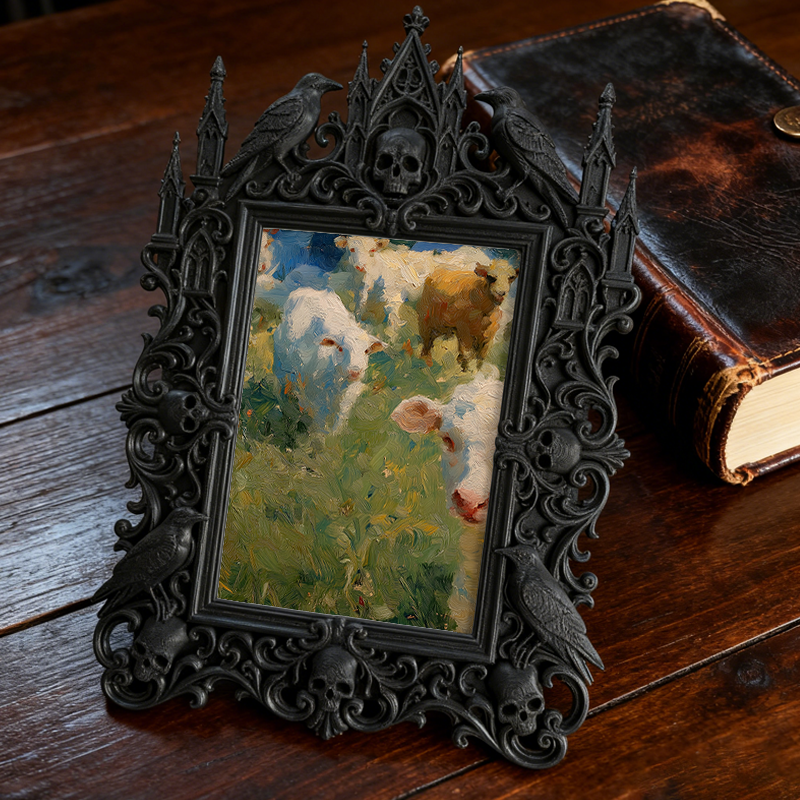 Gothic Dark Frame | Lettering & Calligraphy Studio Decor, Photo Display, Dual-use