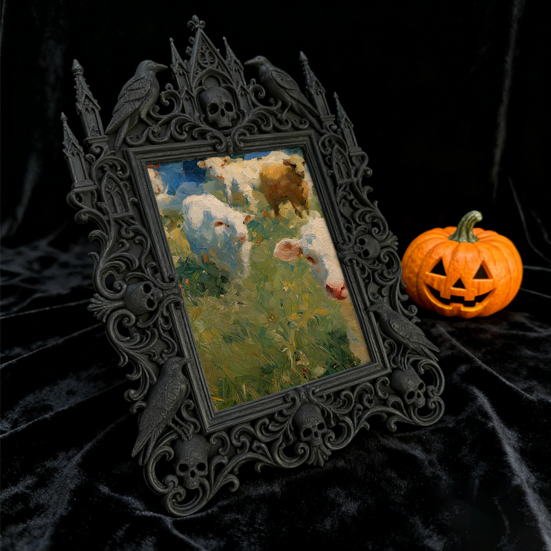 Gothic Dark Frame | Lettering & Calligraphy Studio Decor, Photo Display, Dual-use