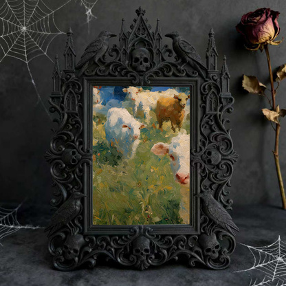 Gothic Dark Frame | Lettering & Calligraphy Studio Decor, Photo Display, Dual-use