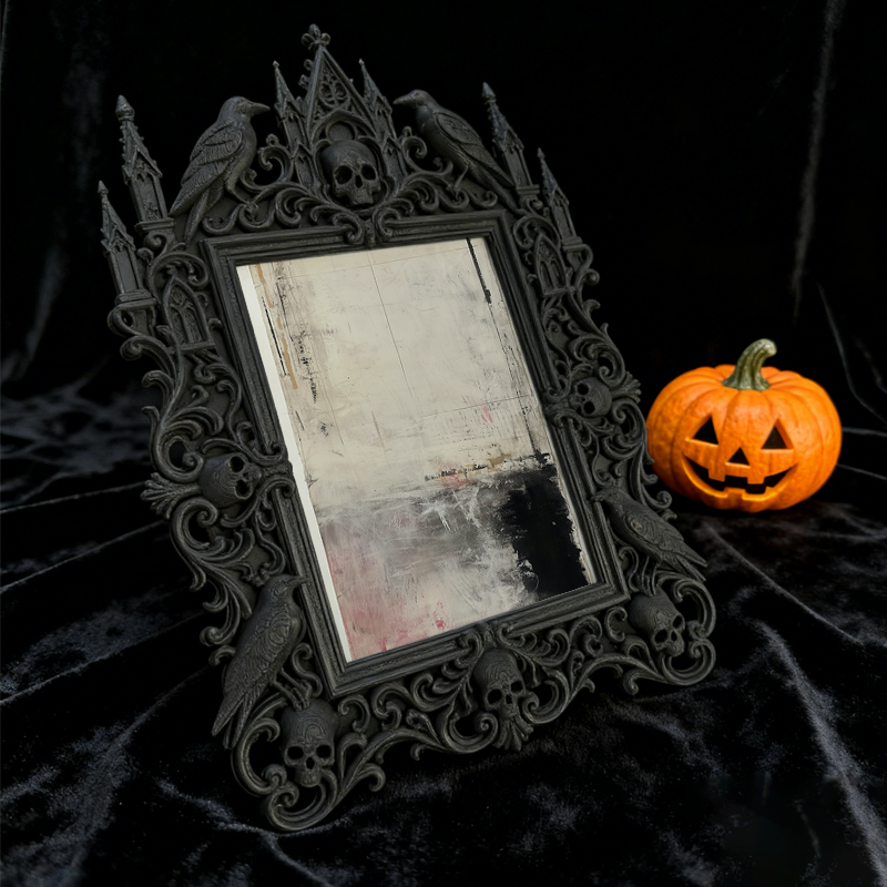 Gothic Dark Frame | Rock Climbing Gym Dark Corner Decor, Photo Display, Waterproof Plastic