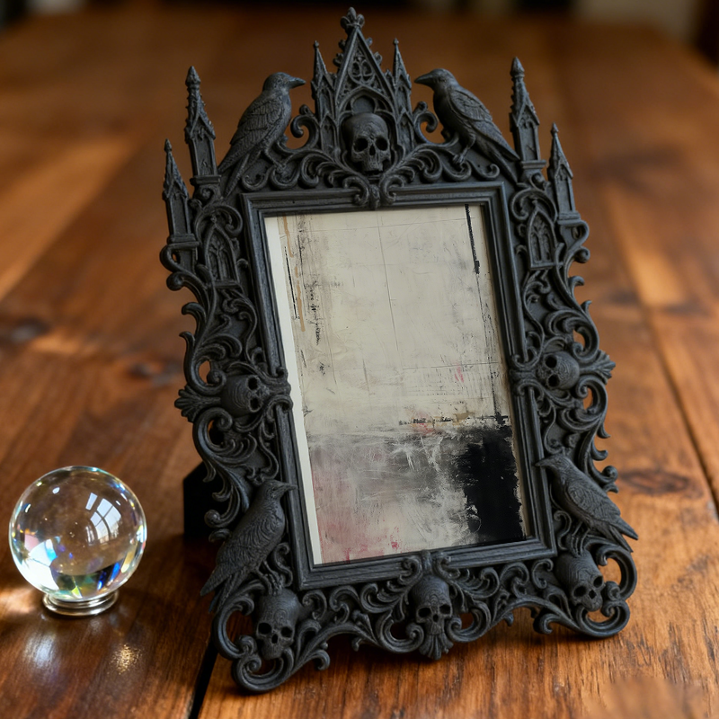 Gothic Dark Frame | Rock Climbing Gym Dark Corner Decor, Photo Display, Waterproof Plastic