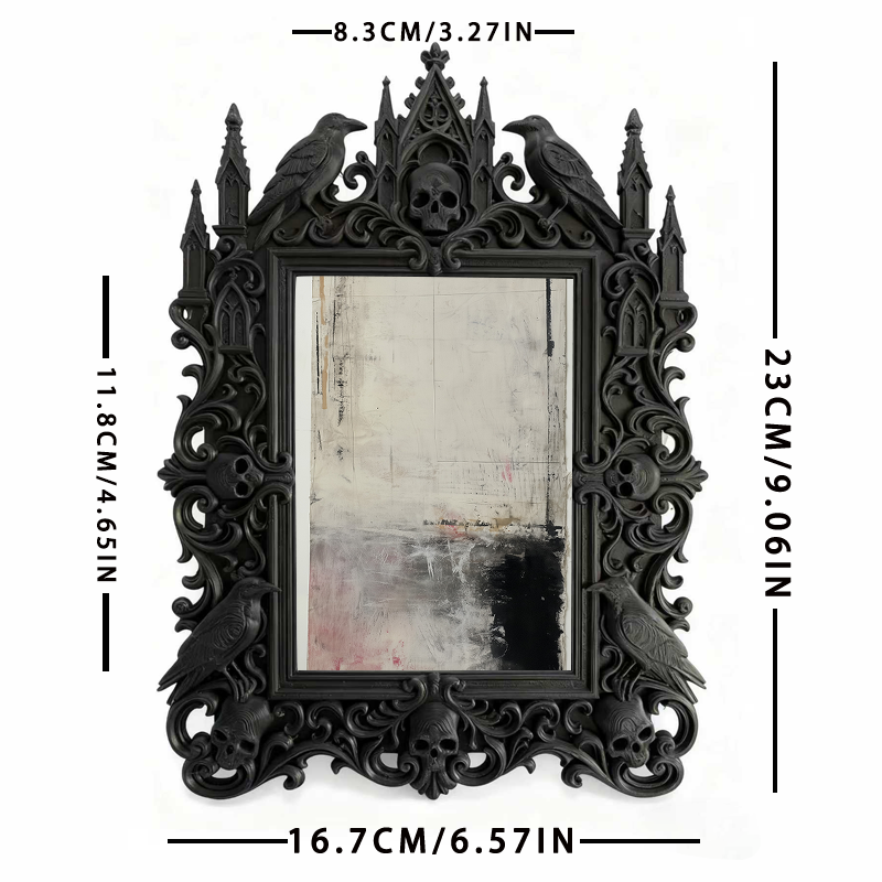 Gothic Dark Frame | Rock Climbing Gym Dark Corner Decor, Photo Display, Waterproof Plastic