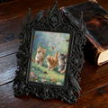 Gothic Dark Frame | Soap Making Studio Decor, Photo Holder, Wall-mountable