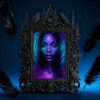 Gothic Dark Frame | Dance Studio Dark Corner Decor, Photo Prop, Wall/Tabletop