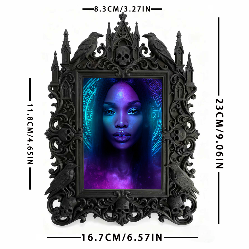 Gothic Dark Frame | Dance Studio Dark Corner Decor, Photo Prop, Wall/Tabletop