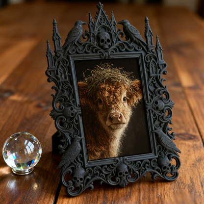 Gothic Dark Frame | Skate Park Lounge Area Decor, Photo Display, Dual-use