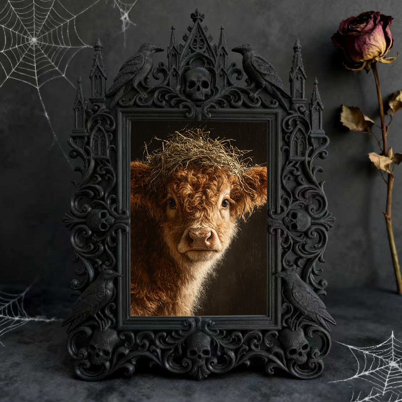 Gothic Dark Frame | Skate Park Lounge Area Decor, Photo Display, Dual-use