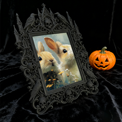 Gothic Dark Frame | Yoga Studio Dark Corner Decor, Photo Display, Dual-use