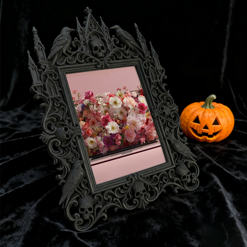 Gothic Dark Frame | Custom Tattoo Flash Shop Decor, Photo Holder, Waterproof Plastic Frame