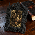 Stylish Gothic Dark-style Photo Frame | Gothic Pet Grooming Shop Display, Photo Ornament, Wall-mountable & Tabletop, Waterproof Scratch-resi