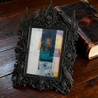 Hot-selling Gothic Dark-style Photo Frame | Werewolf Board Game Room Decor, Photo Ornament, Wall/Table Dual-use, Waterproof Shockproof Frame