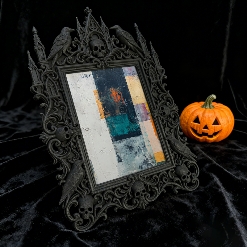 Hot-selling Gothic Dark-style Photo Frame | Werewolf Board Game Room Decor, Photo Ornament, Wall/Table Dual-use, Waterproof Shockproof Frame