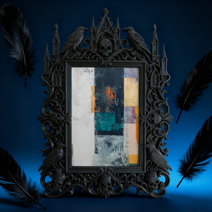 Hot-selling Gothic Dark-style Photo Frame | Werewolf Board Game Room Decor, Photo Ornament, Wall/Table Dual-use, Waterproof Shockproof Frame
