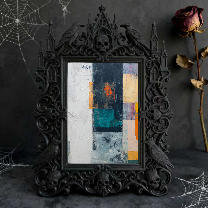 Hot-selling Gothic Dark-style Photo Frame | Werewolf Board Game Room Decor, Photo Ornament, Wall/Table Dual-use, Waterproof Shockproof Frame