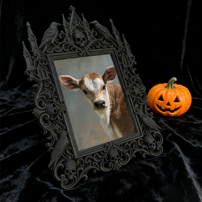 Bestseller Gothic Dark-style Photo Frame | Gothic Hair Salon Waiting Area Decor, Photo Ornament, Wall-mountable & Tabletop, Waterproof Stain
