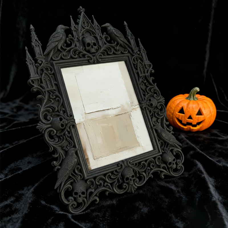 Exclusive Gothic Dark-style Photo Frame | Witchy Herbal Tincture Shop Decor, Photo Ornament, Dual-use Display, Heat-resistant Waterproof Fra
