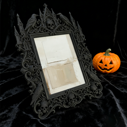 Exclusive Gothic Dark-style Photo Frame | Witchy Herbal Tincture Shop Decor, Photo Ornament, Dual-use Display, Heat-resistant Waterproof Fra