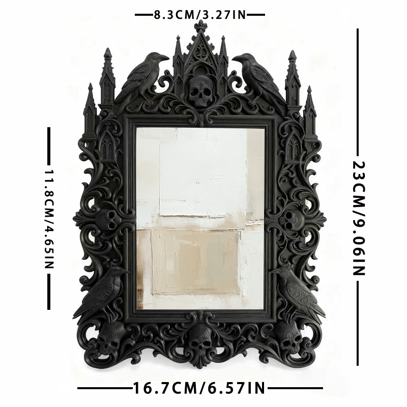 Exclusive Gothic Dark-style Photo Frame | Witchy Herbal Tincture Shop Decor, Photo Ornament, Dual-use Display, Heat-resistant Waterproof Fra
