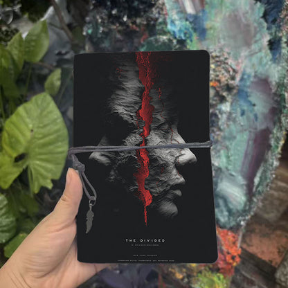  A6 Campus Lecture Notebook Blank Pages, Retro Style Ideal for Teacher Prep Logs, Class Notes & Back-to-School Essential with Cracked face w