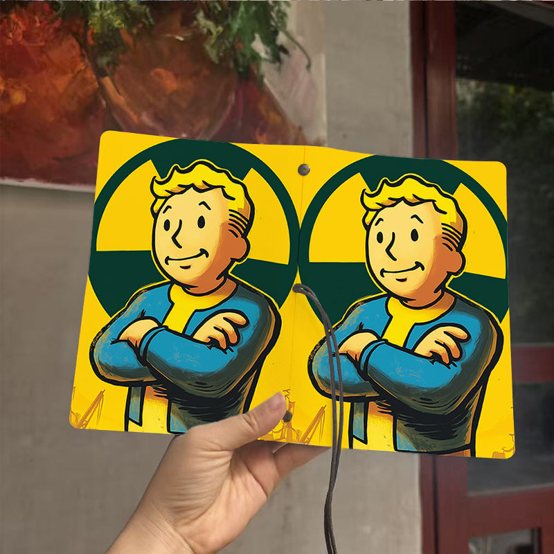  Vintage A6 Campus Notebook Thick Yellow Paper Great for Lecture Notes, Teacher Lesson Tracking & Back-to-College Essential with Vault - Boy