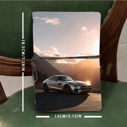  A6 College Class Log Book Blank Pages, Retro Style Ideal for Professor Prep, Lecture Notes & Back-to-School Must-Have with Mercedes - Benz 