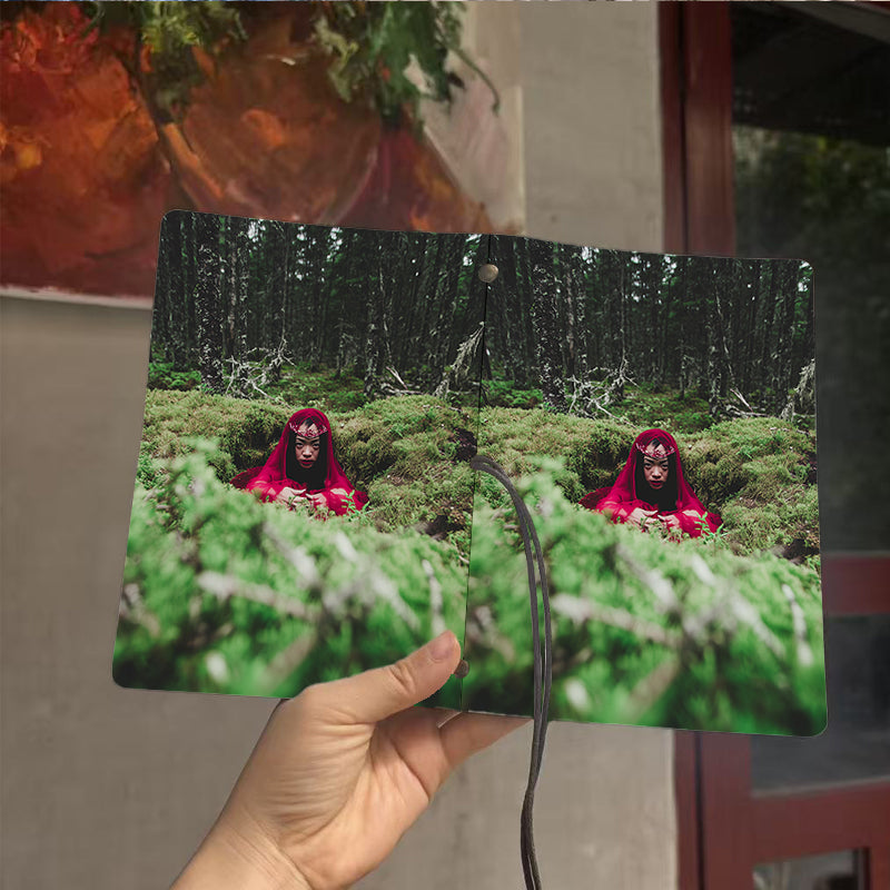  A6 Campus Lecture Log Thick Paper, Vintage Design Ideal for Teacher Prep Logs, Class Notes & Back-to-School Must-Have with Woman, red cloak