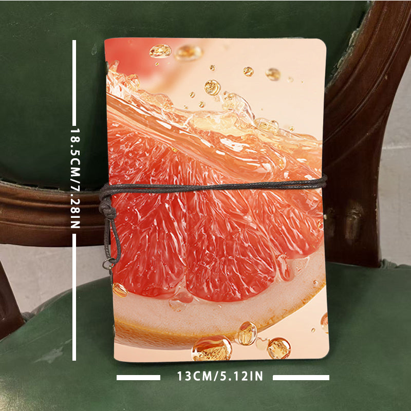  A6 College Teacher Planner Blank Pages, Thick Yellow Paper Perfect for Lesson Plans, Lecture Notes & Back-to-Campus Use with Grapefruit sli