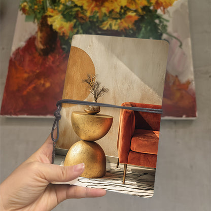  A6 2025 Daily Agenda Book 80 Sheets Thick, Creative Simple Design Convenient for School/Office, Perfect Weekly Record Notebook with Sofa, s