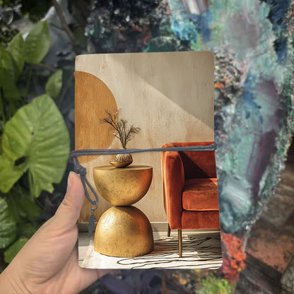  A6 2025 Daily Agenda Book 80 Sheets Thick, Creative Simple Design Convenient for School/Office, Perfect Weekly Record Notebook with Sofa, s