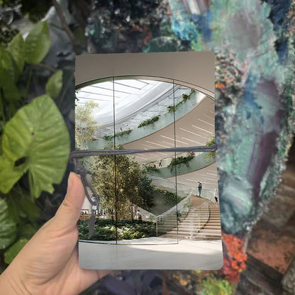  2025 Thick A6 Planner 160 Pages (80 Sheets), Trendy Minimalist Easy-to-Use for School & Office, Great Weekly Log Book with Indoor trees, st