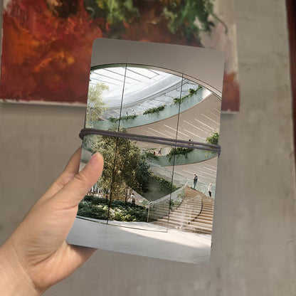  2025 Thick A6 Planner 160 Pages (80 Sheets), Trendy Minimalist Easy-to-Use for School & Office, Great Weekly Log Book with Indoor trees, st