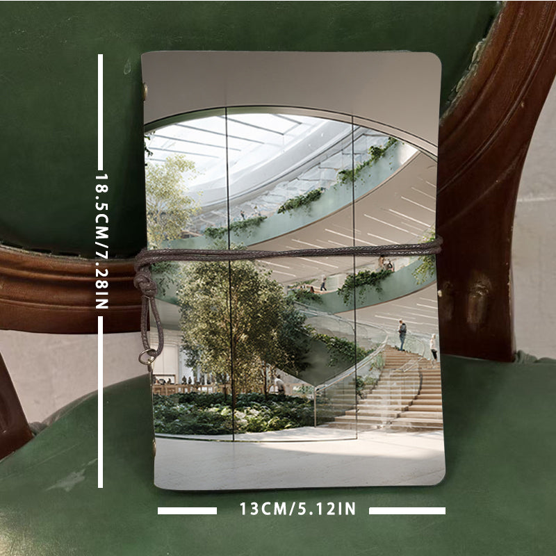  2025 Thick A6 Planner 160 Pages (80 Sheets), Trendy Minimalist Easy-to-Use for School & Office, Great Weekly Log Book with Indoor trees, st