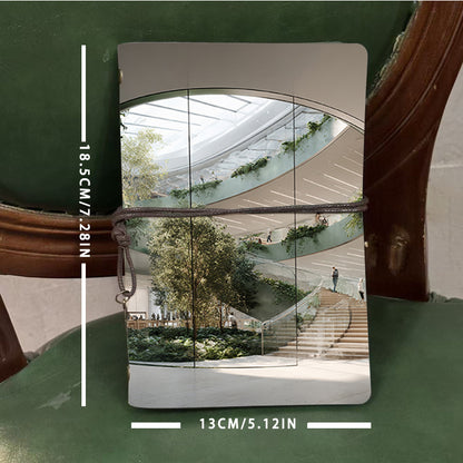  2025 Thick A6 Planner 160 Pages (80 Sheets), Trendy Minimalist Easy-to-Use for School & Office, Great Weekly Log Book with Indoor trees, st