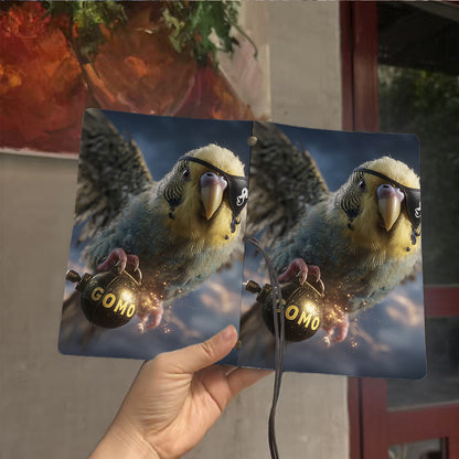  2025 Thick A6 Daily Agenda 80 Sheets, Trendy Minimalist Easy-to-Use for School & Office, Ideal Weekly Planner Notebook with Budgerigar with