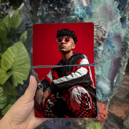  2025 A6 Daily Planner Book 80 Sheets (160 Pages) Thick Trendy Creative, Easy to Use for School & Office Weekly Log with Man, round sunglass