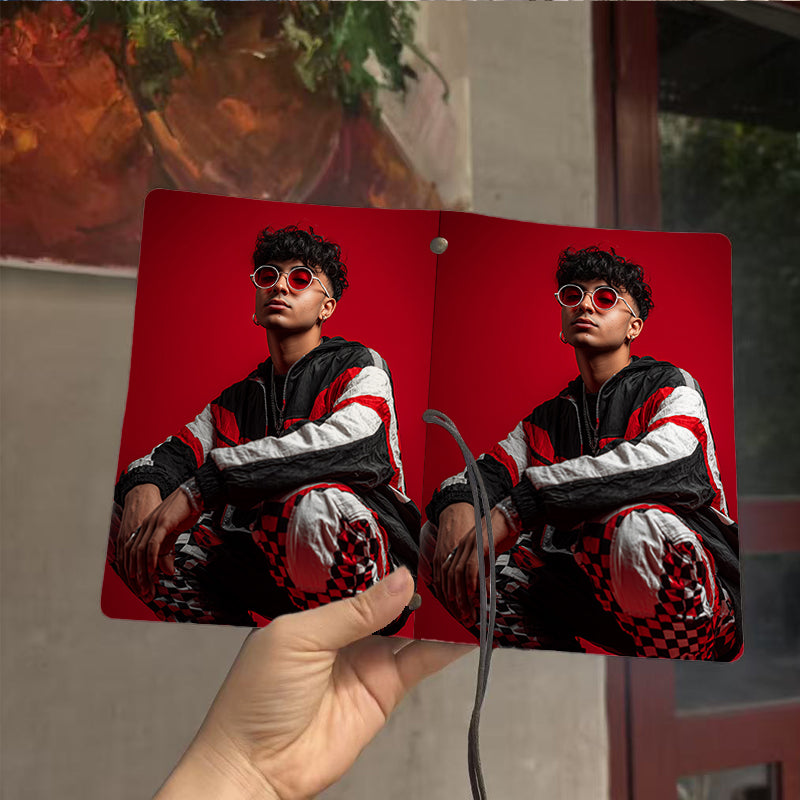  2025 A6 Daily Planner Book 80 Sheets (160 Pages) Thick Trendy Creative, Easy to Use for School & Office Weekly Log with Man, round sunglass