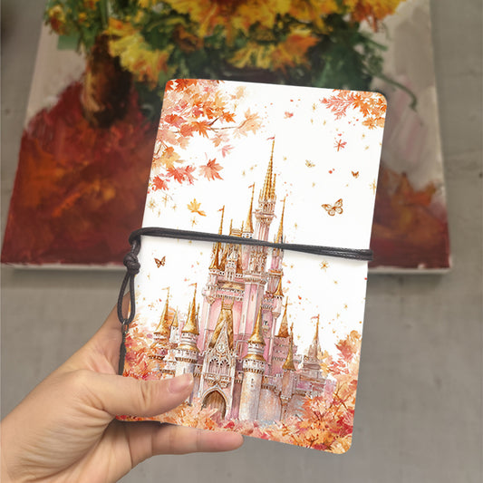  A6 2025 Daily Record Agenda 80 Sheets (160 Pages), Creative Minimalist Convenient for School/Office, Perfect Weekly Planner with Castle, au