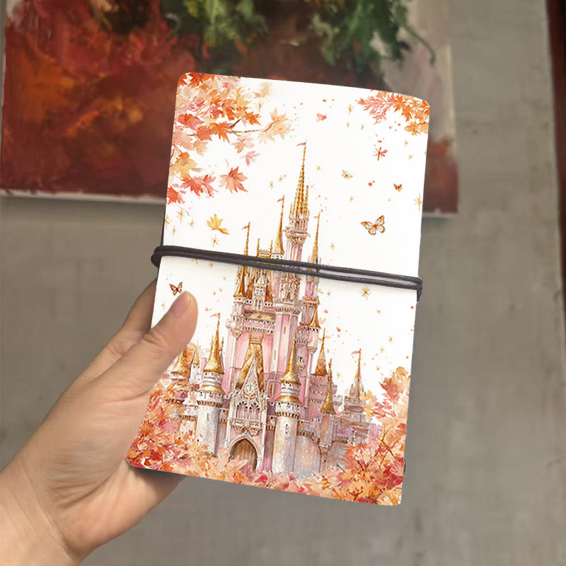  A6 2025 Daily Record Agenda 80 Sheets (160 Pages), Creative Minimalist Convenient for School/Office, Perfect Weekly Planner with Castle, au