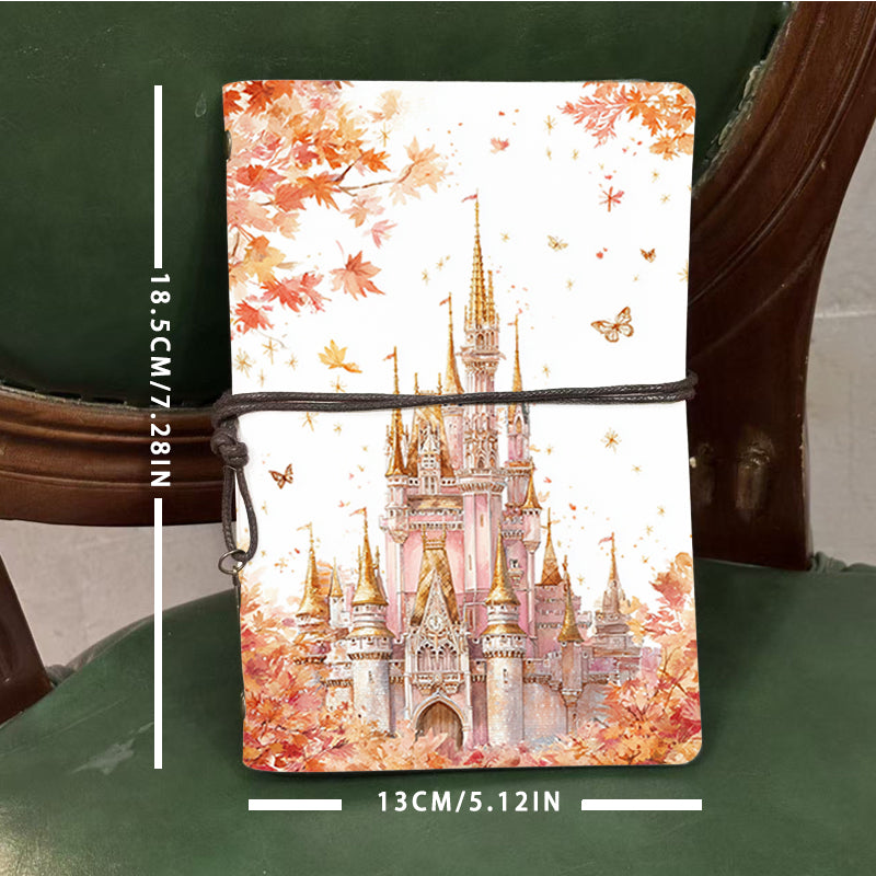  A6 2025 Daily Record Agenda 80 Sheets (160 Pages), Creative Minimalist Convenient for School/Office, Perfect Weekly Planner with Castle, au