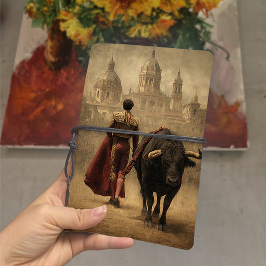  2025 Thick A6 Weekly Planner 80 Sheets, Trendy Simple Easy-to-Use for School & Office, Great Daily Planner Notebook with Matador, bull, and