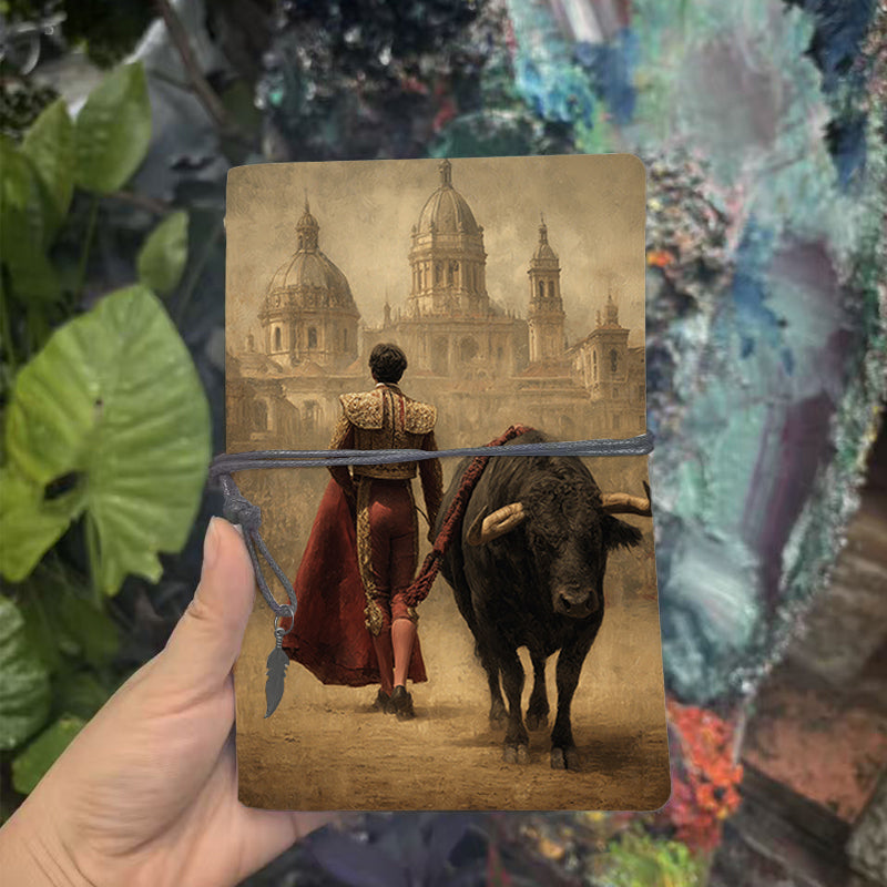  2025 Thick A6 Weekly Planner 80 Sheets, Trendy Simple Easy-to-Use for School & Office, Great Daily Planner Notebook with Matador, bull, and