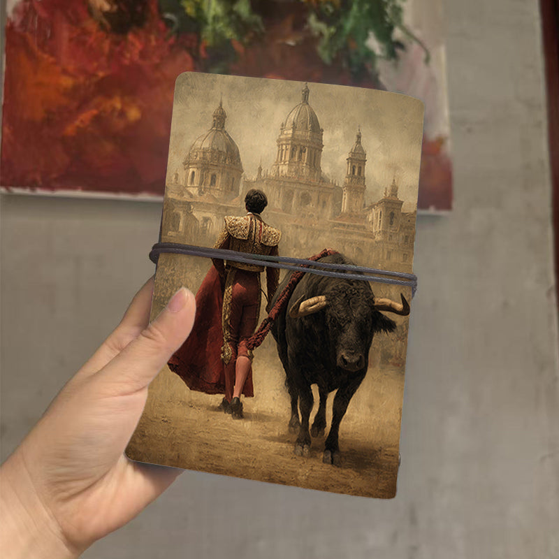  2025 Thick A6 Weekly Planner 80 Sheets, Trendy Simple Easy-to-Use for School & Office, Great Daily Planner Notebook with Matador, bull, and