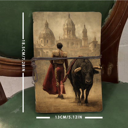  2025 Thick A6 Weekly Planner 80 Sheets, Trendy Simple Easy-to-Use for School & Office, Great Daily Planner Notebook with Matador, bull, and