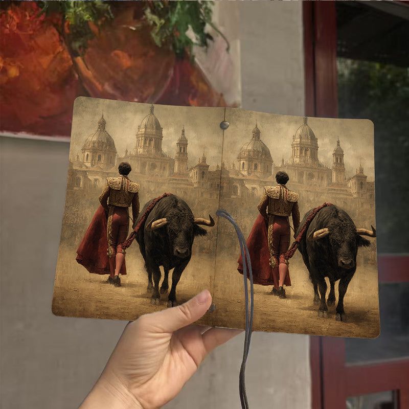  2025 Thick A6 Weekly Planner 80 Sheets, Trendy Simple Easy-to-Use for School & Office, Great Daily Planner Notebook with Matador, bull, and