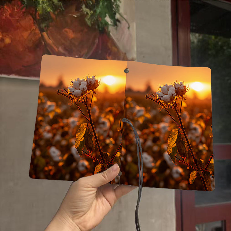  A6 2025 Daily Agenda Log 160 Pages Thick, Creative Design Suitable for School/Office, Ideal Weekly Record Book with Cotton, leaves, stem, s