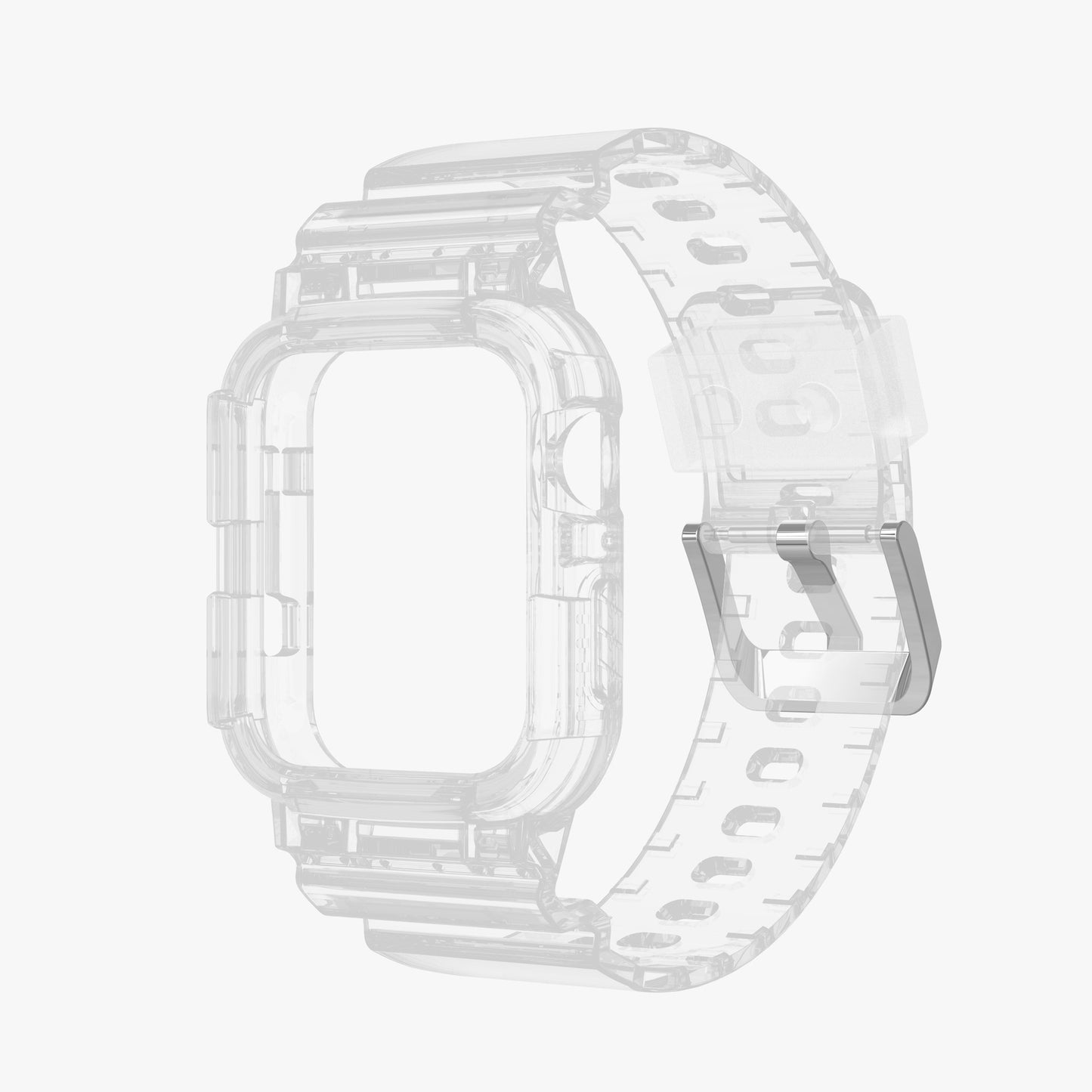 Smart Watch TPU Transparent Glacier Strap