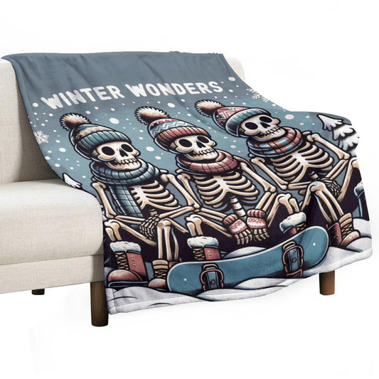 Blanket,Thousands of skull patterns customized